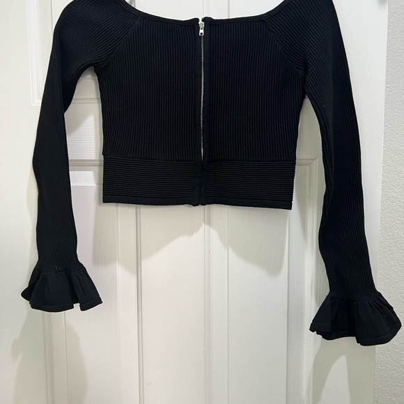 NWOT Endless Rose Cropped sweater size small - Picture 5 of 8